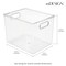 mDesign Plastic Kitchen Pantry Storage Organizer Container Bin